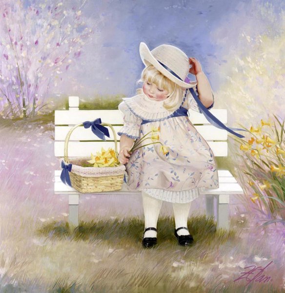 Дональд Золан - американский художник портрет