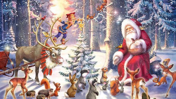 Новогодние сказочные персонажи