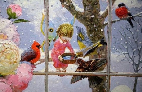 Художник Виктор Низовцев ангел