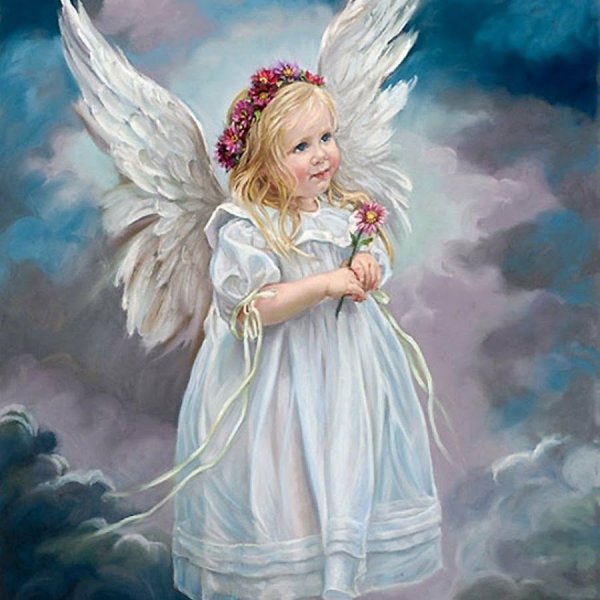 Ангелы картины Сандры Кук