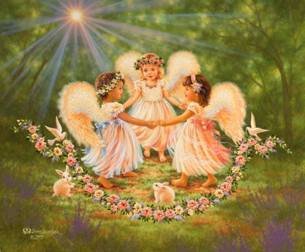 Нэнси Ноэль картины дети ангелы