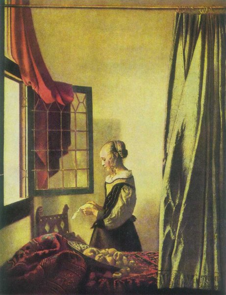 Ян Вермеер «девушка с письмом», 1657