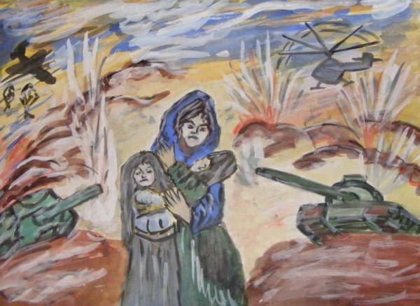 Детские рисунки о войне