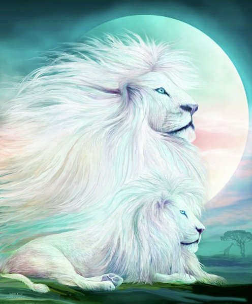 Алмазная вышивка Лев