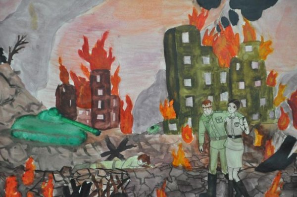 Дети войны рисунки