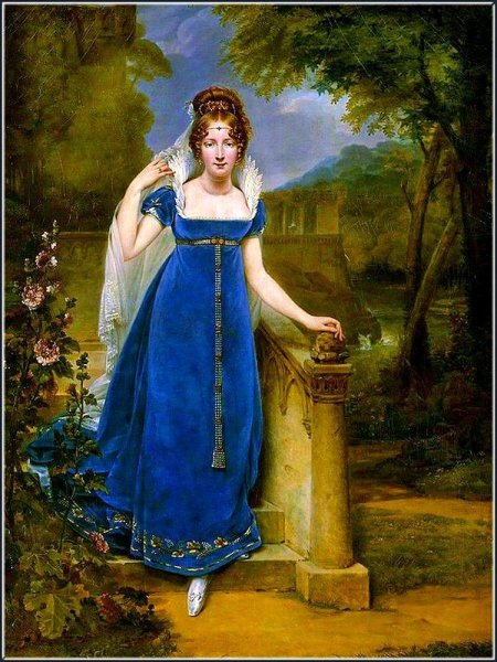 Платье Ампир 19 век живопись