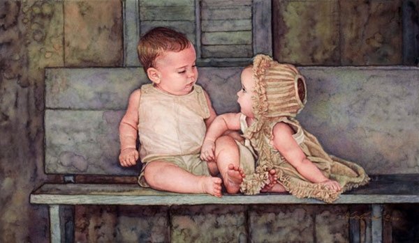 Младенцы художник Стив Хэнкс