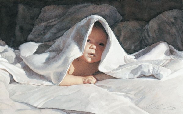 Картины Стива Хэнкса мать и дитя