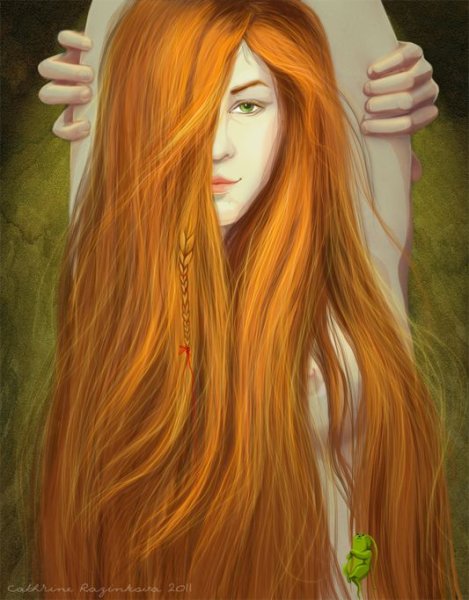 Ева Элфи рыжие волосы