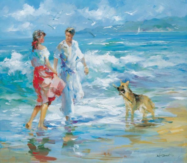 Художник Виллем Хайенраетс море