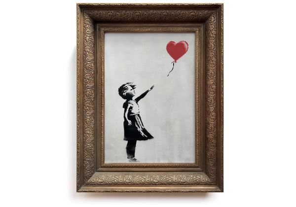 Картина Бэнкси девочка с воздушным шаром