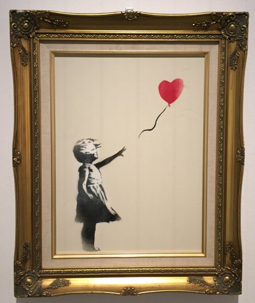 Девочка с шаром Бэнкси