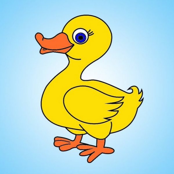 Утка картинка для детей