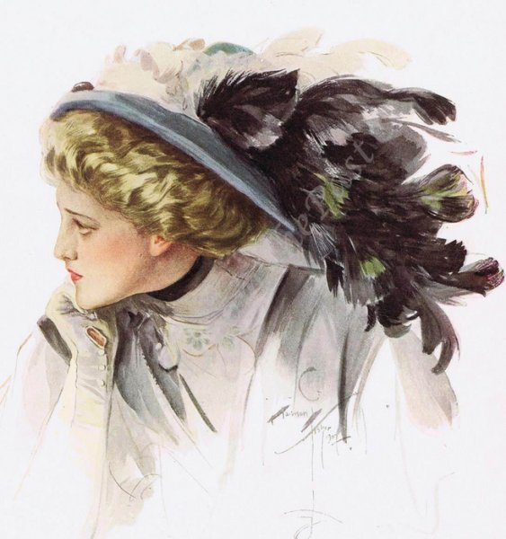 Художник Harrison Fisher (American, 1877-1934)