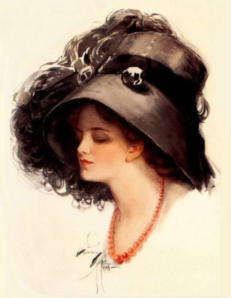 Харрисон Фишер Винтаж леди