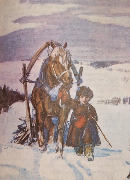 Шмаринов иллюстрации к крестьянским детям