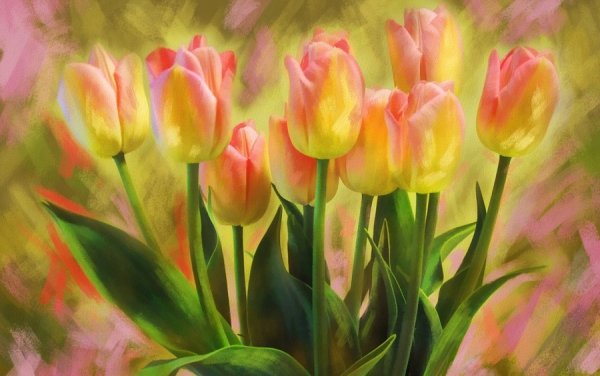 Цветочная акварель Alberto Guillen