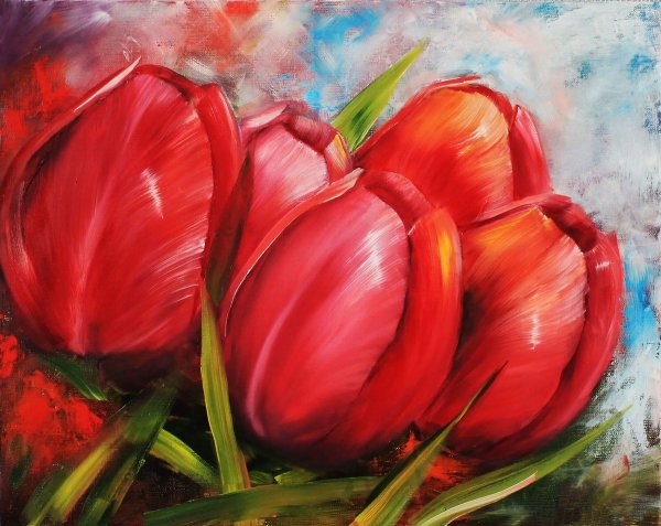 Тюльпан пейнт