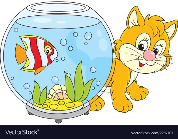 Рыбка для кота для детей