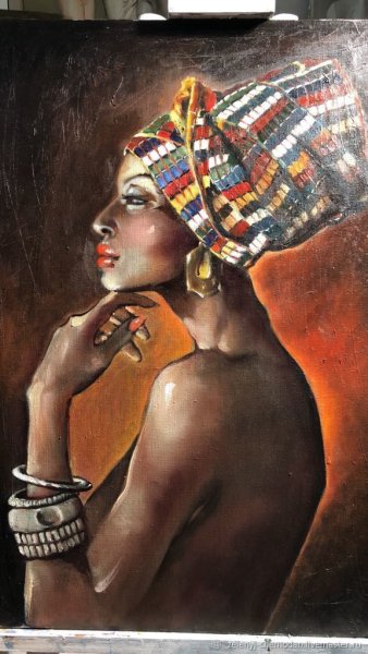 Девушка в чалме картина