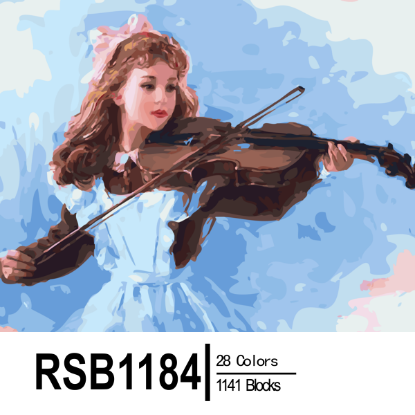 Скрипачка живопись