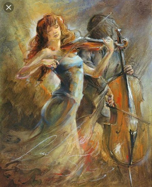 Картина Гунин Александр скрипка