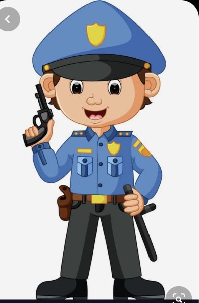 Полицейский рисунок