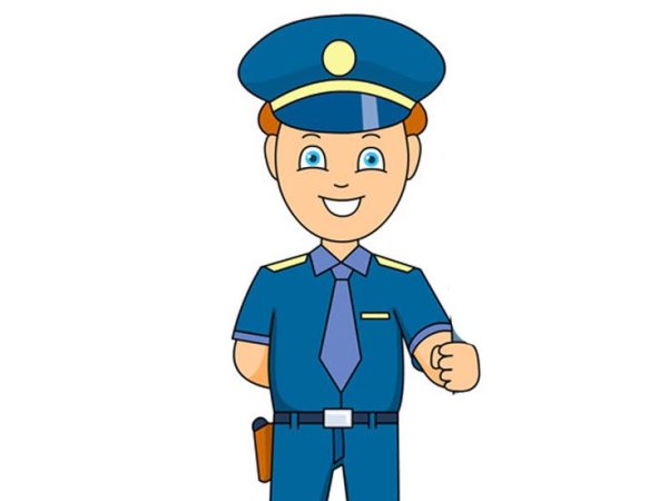 Профессия полиция для детей