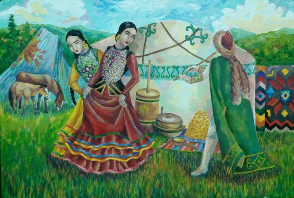 Казахи картинки рисунки