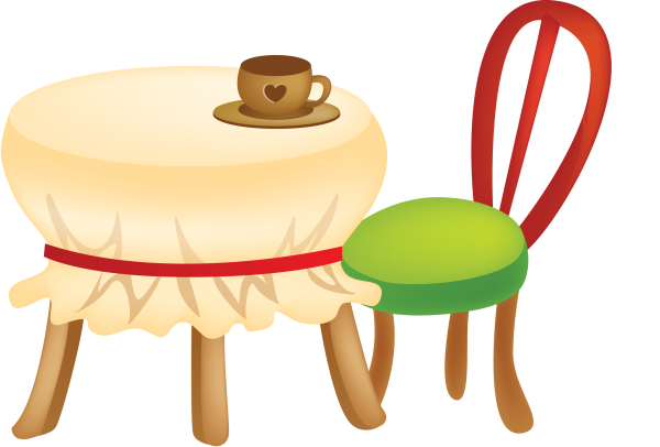 Обеденный стол мультяшный