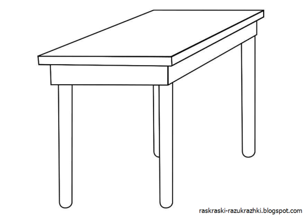 Стол раскраска для детей