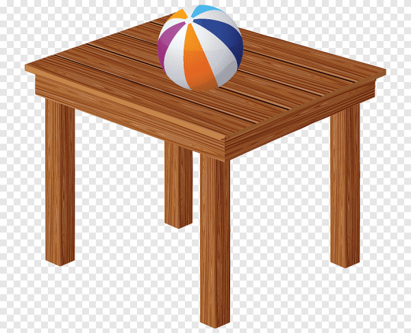 Мяч под столом