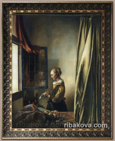 Ян Вермеер девушка у окна