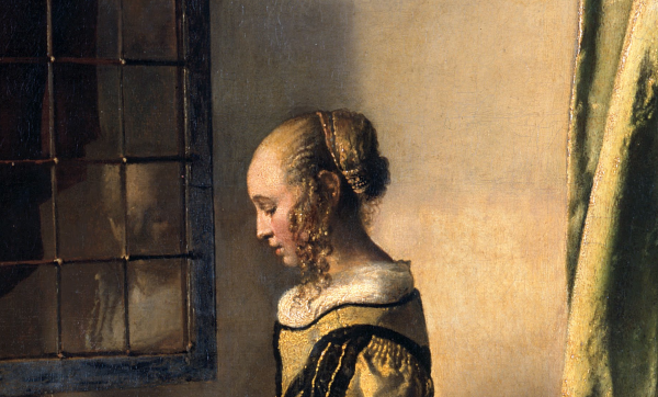 Художник Ян Вермеер у открытого окна