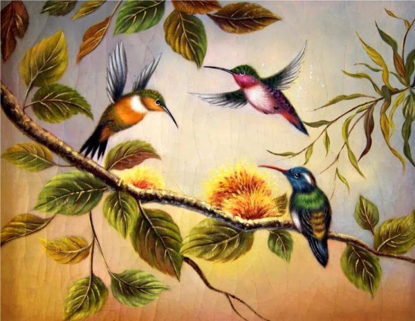 Художник Бруно Тина Августо Колибри
