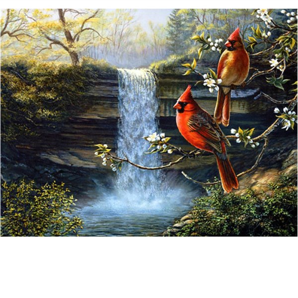 Алмазная мозаика 5d водопад