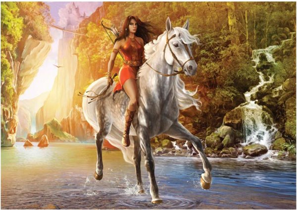 Альберт Кейп, "всадницы на лошадях"