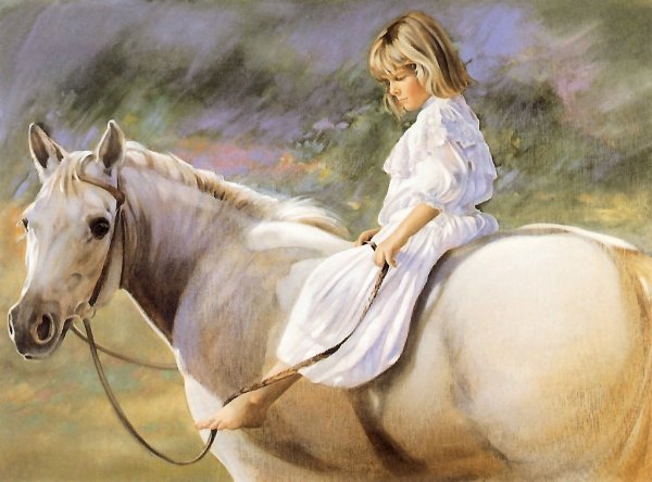 Картина Левушка на коне