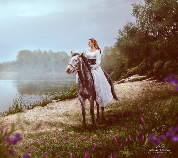 Мужчина на коне