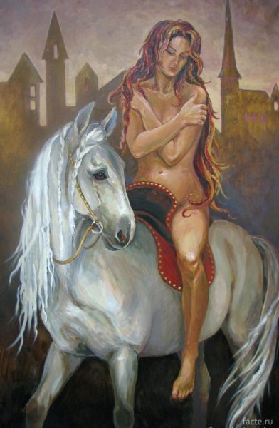 Всадницы в живописи