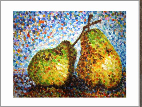 Жорж сера пуантилизм натюрморт