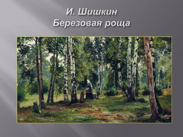 Рисунки детей по картинам Шишкина