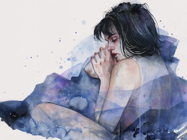 Пьетро Антонио Ротари плачущая девушка