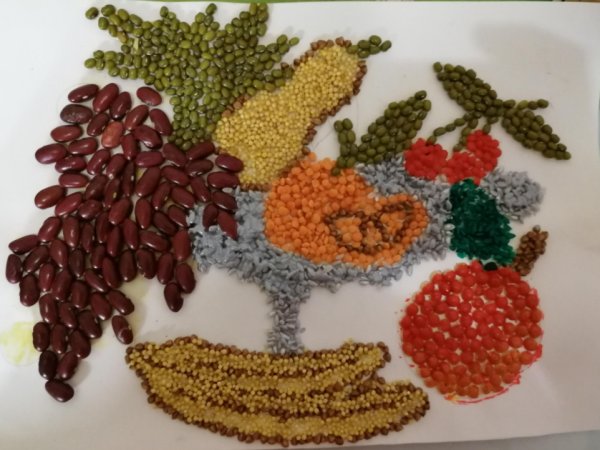 Поделки из крупы