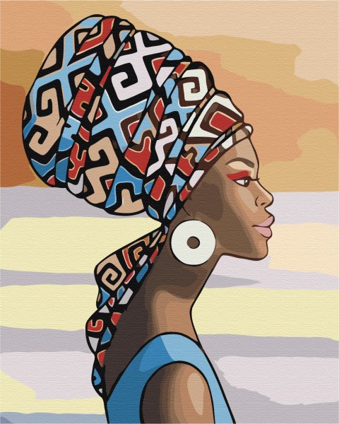 Портрет в африканском стиле