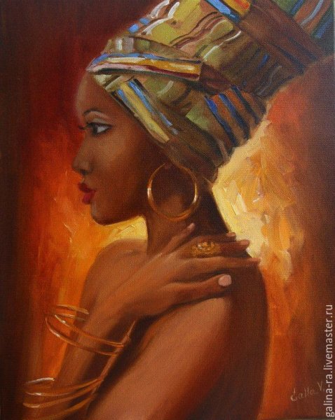 Африканская живопись маслом