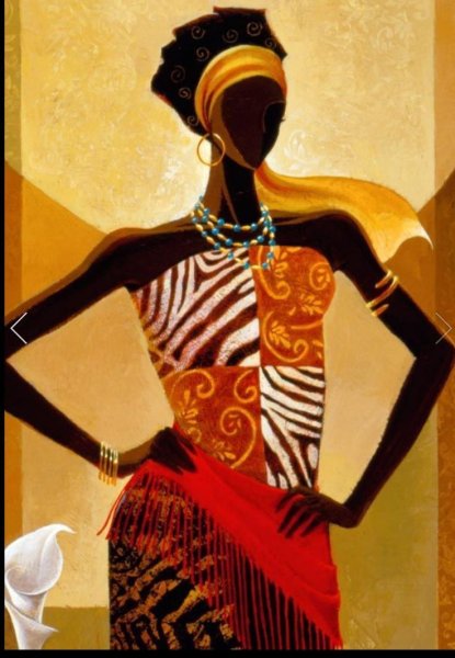 Африканские мотивы... Художник Keith Mallett