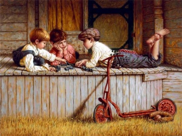 Американский художник Джим Дейли.