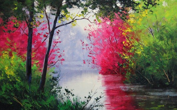 Сова гуашью