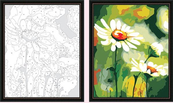 Пейзаж с дельфинами